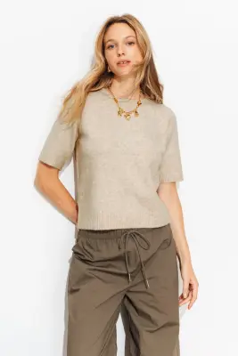 Pull manches courtes Femme — photo 2