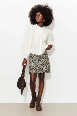 Blouse plissée romantique — photo 5