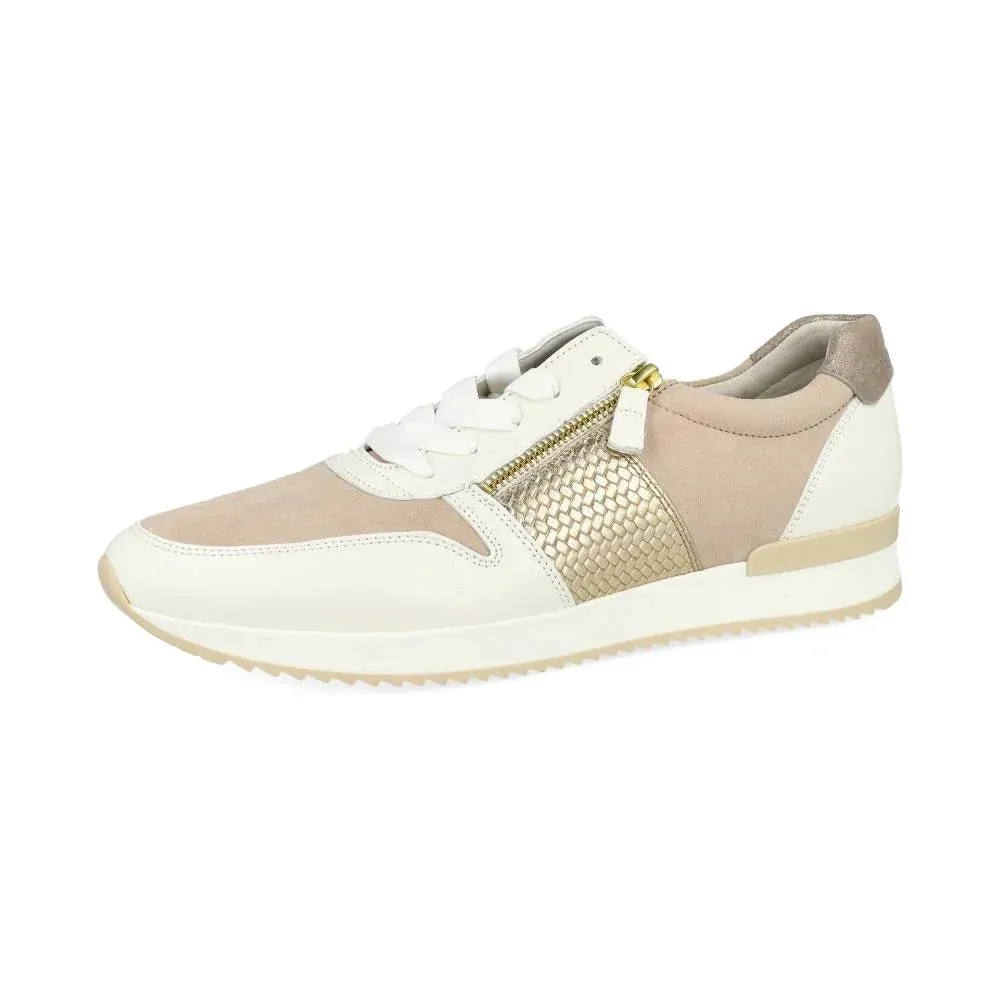Baskets Gabor 63.420.24 Beige - Lacets Grande Pointure Femme