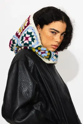 Cagoule en granny square — photo 2