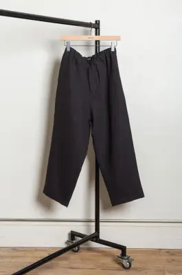 Evan Kinori – Elastic Pant – Black/Brown — photo 3