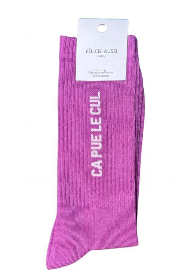Chaussettes Ça pue le cul - Félicie Aussi