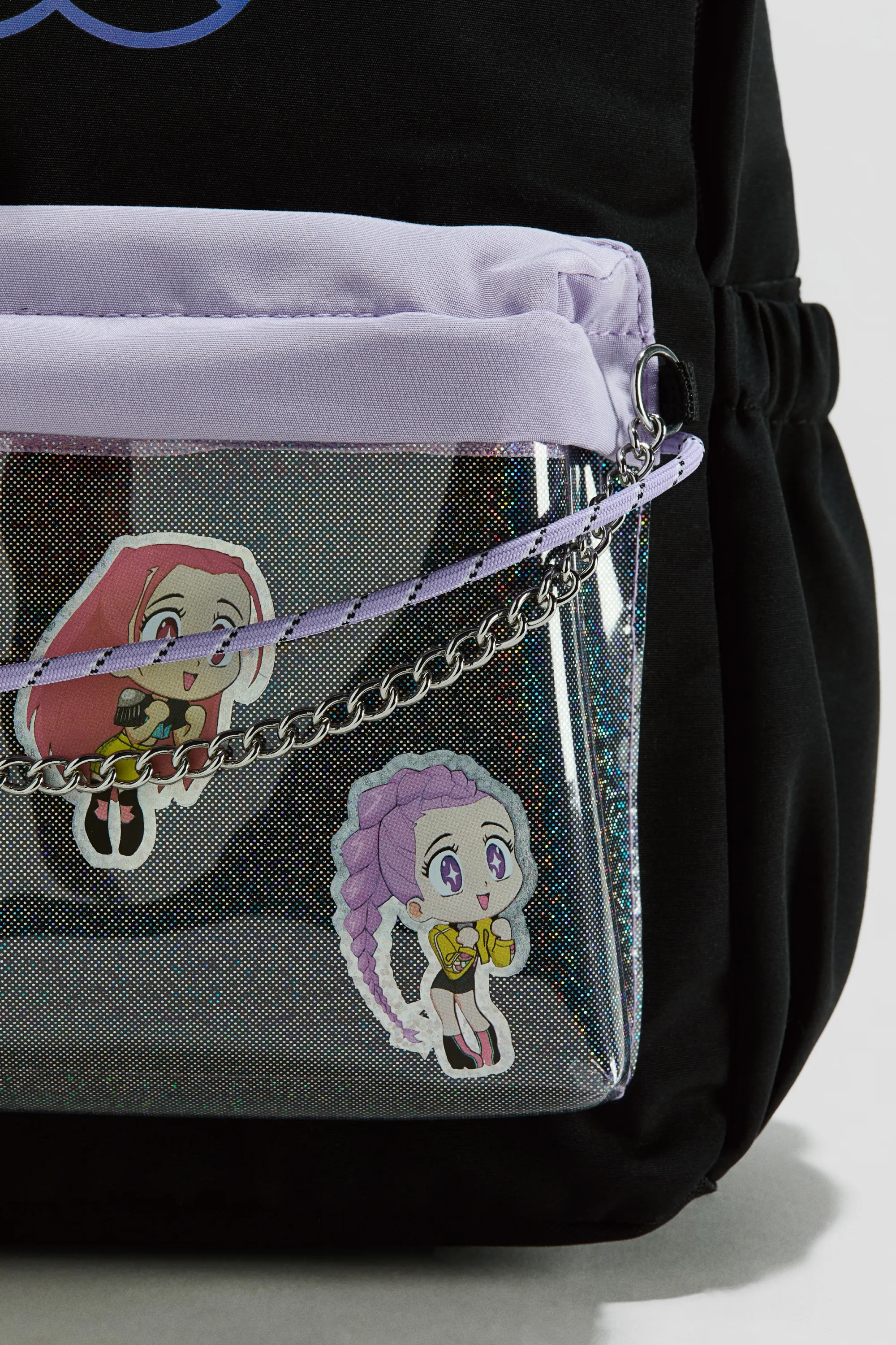 Sac à dos avec motifs - Noir/KPop Demon Hunters