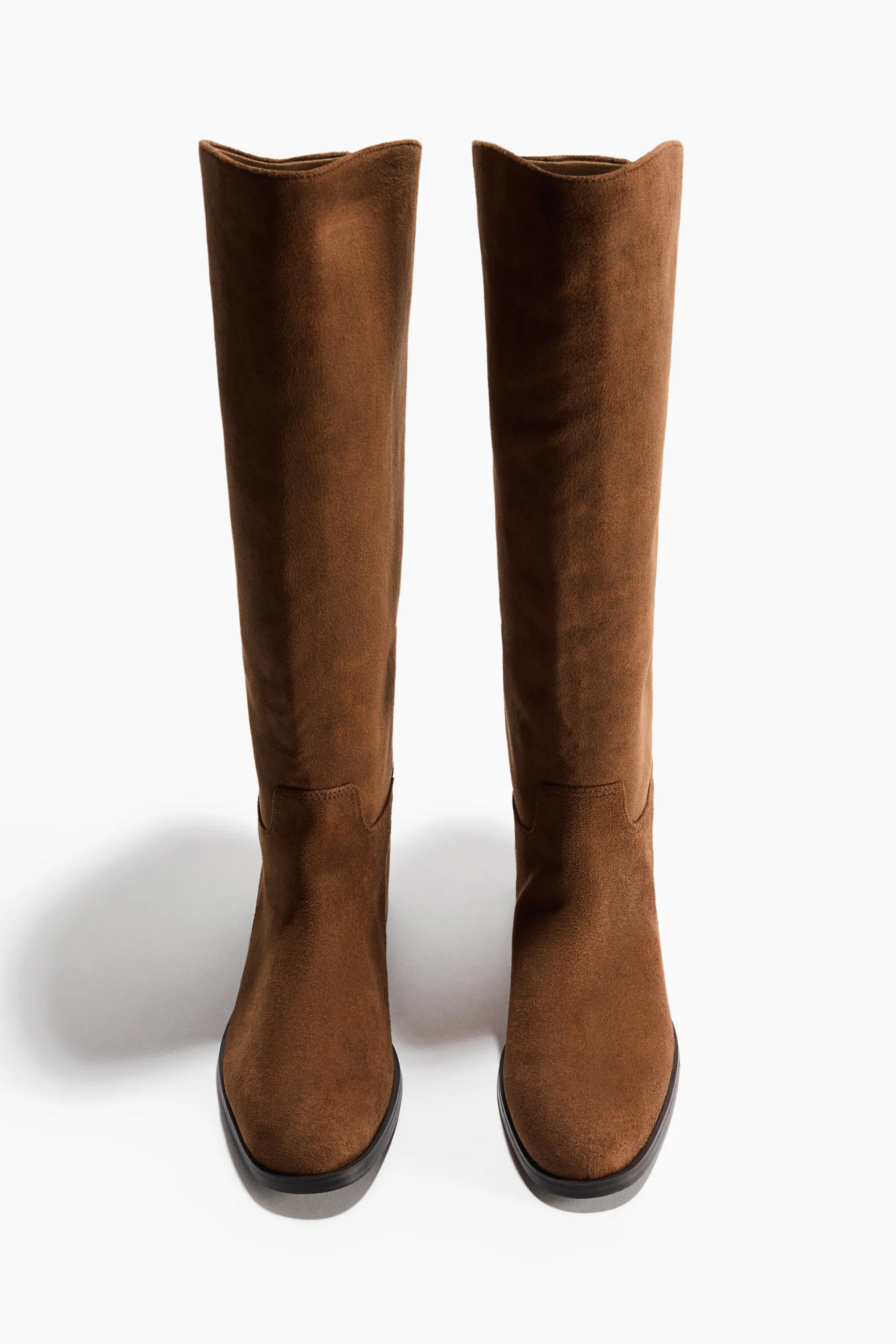 Bottes avec bride - Beige foncé