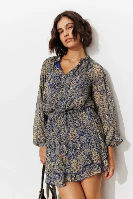 Robe courte imprimée Femme — photo 2