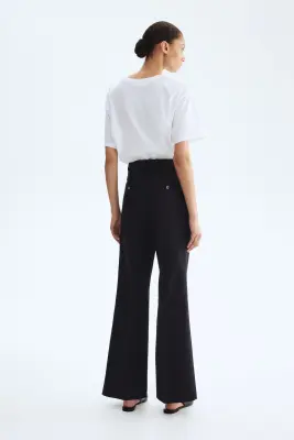Pantalon bootcut - Noir — photo 2