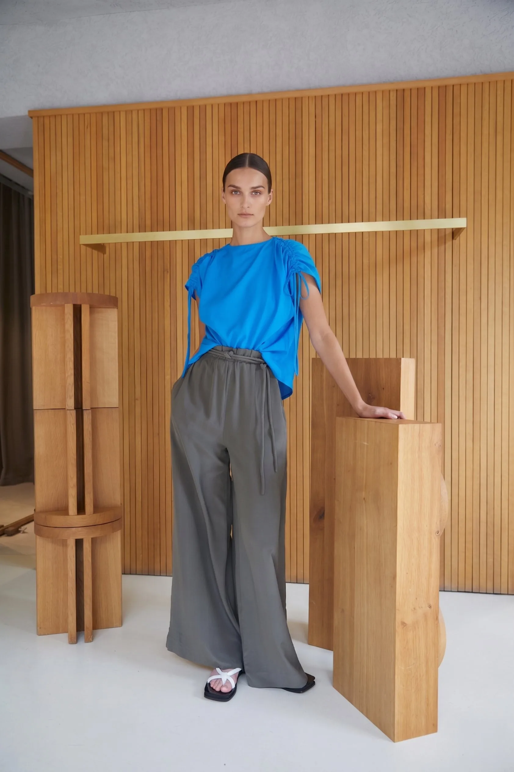 Pantalon Tran Taupe Gray