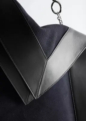 Sac cabas oversize - Bleu foncé — photo 3