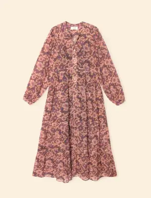 Nouveau ! XIRENA Robe Vera Flowers Cinder Pink — photo 3
