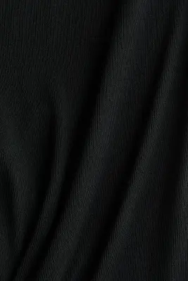 Pantalon évasé en jersey - Noir — photo 3