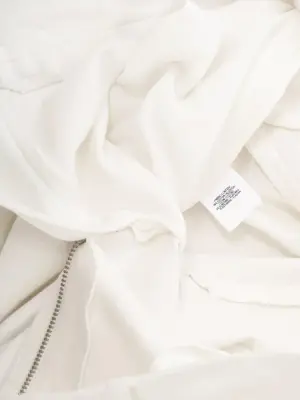 Pantalon droit stretch blanc vif Prix boutique 970€ Taille XS — photo 5