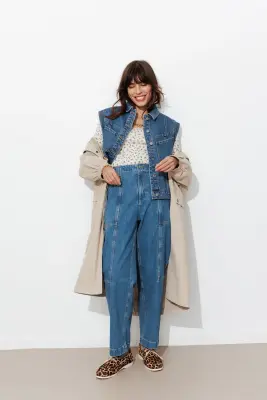 Veste jean sans manches LEONIE — photo 3