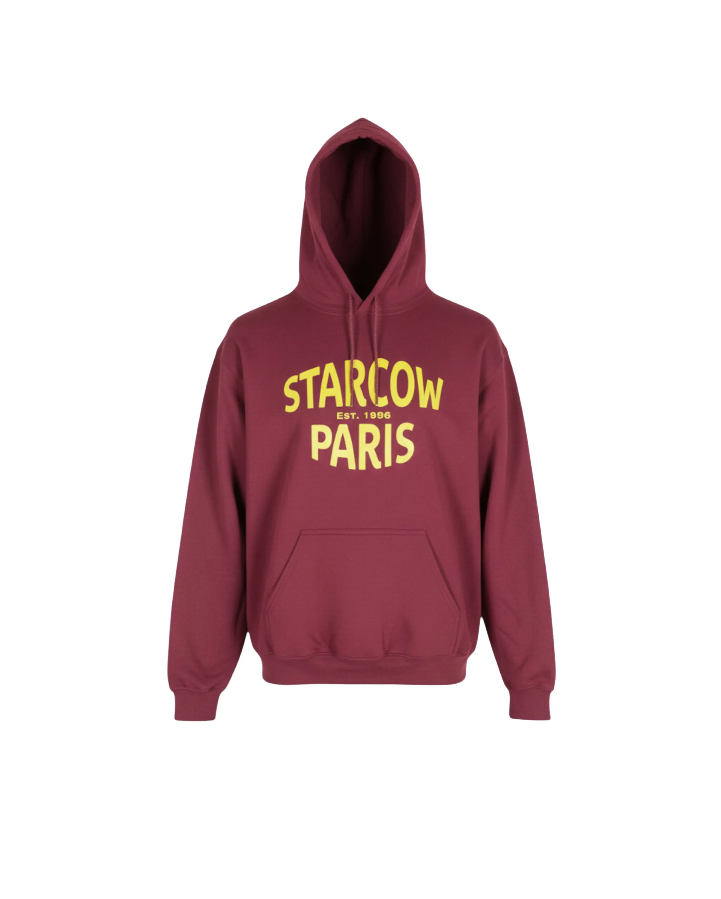 Paris City Hoodie Burgundy