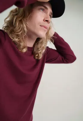 Le pull fin - Aubergine — photo 5