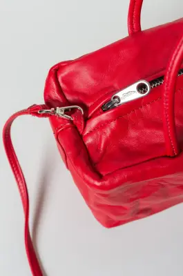 Zilla – NAPPA LEATHER MINI DUFFLE BAG 384 NAP – ROSSO — photo 5