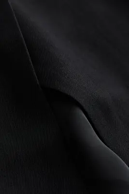 Jupe portefeuille avec lanière - Noir — photo 3
