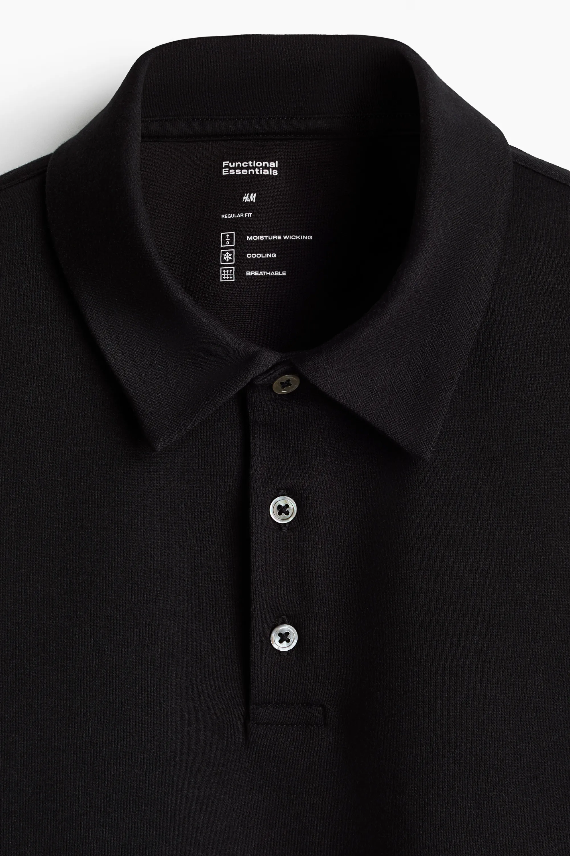 Polo Cooling Regular Fit - Noir