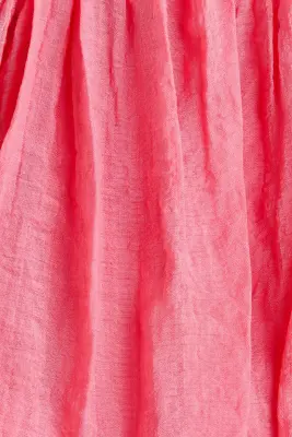 Top en crêpe avec base à effet boule - Rose — photo 5
