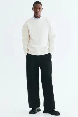 Sweat Loose Fit - Crème — photo 2