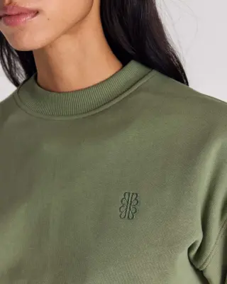Sweat-shirt Virgile vert — photo 4