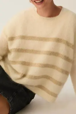 Pull Aleo Creme/Dore - 25 ans — photo 2