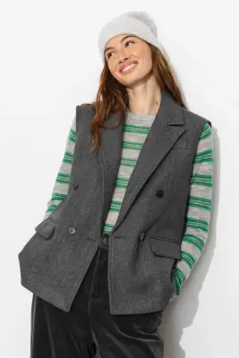 Blazer sans manches Femme — photo 4