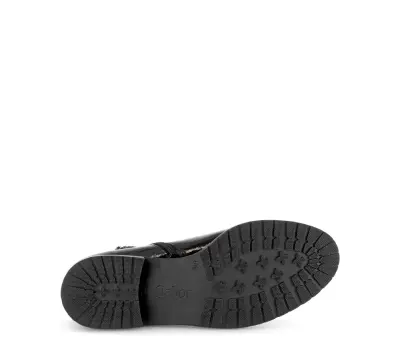 Bottines Gabor 72.022.09 Noires - Cuir Lacets Grande Pointure Femme — photo 5