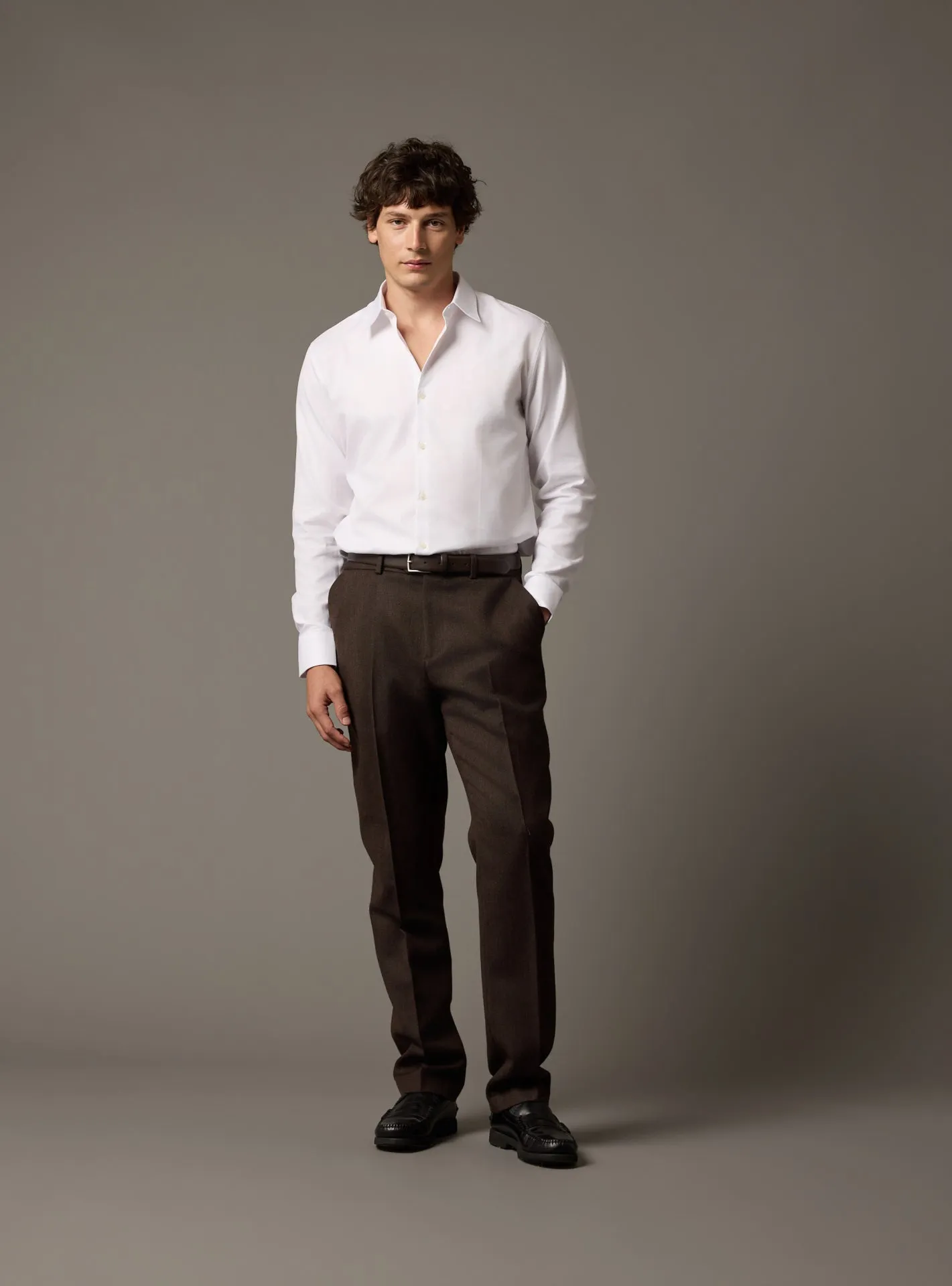Pantalon de costume Alois Coffee