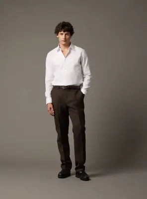 Pantalon de costume Alois Coffee — photo 1