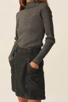 Pull Agaton Lurex Silver — photo 1