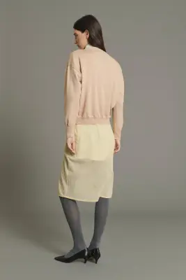 CARDIGAN IDEM BEIGE ROSÉ — photo 4