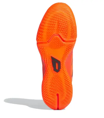 ADIDAS DAME 9 Orange Noir — photo 5