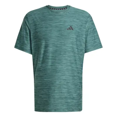 ADIDAS TEE SHIRT STRETCH GRANDE LONGUEUR Vert — photo 2
