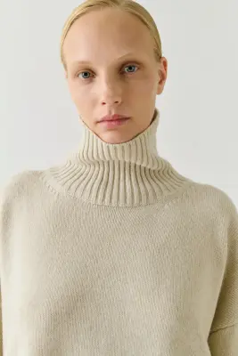 PULL WILLIAM ÉCRU CHINÉ — photo 3