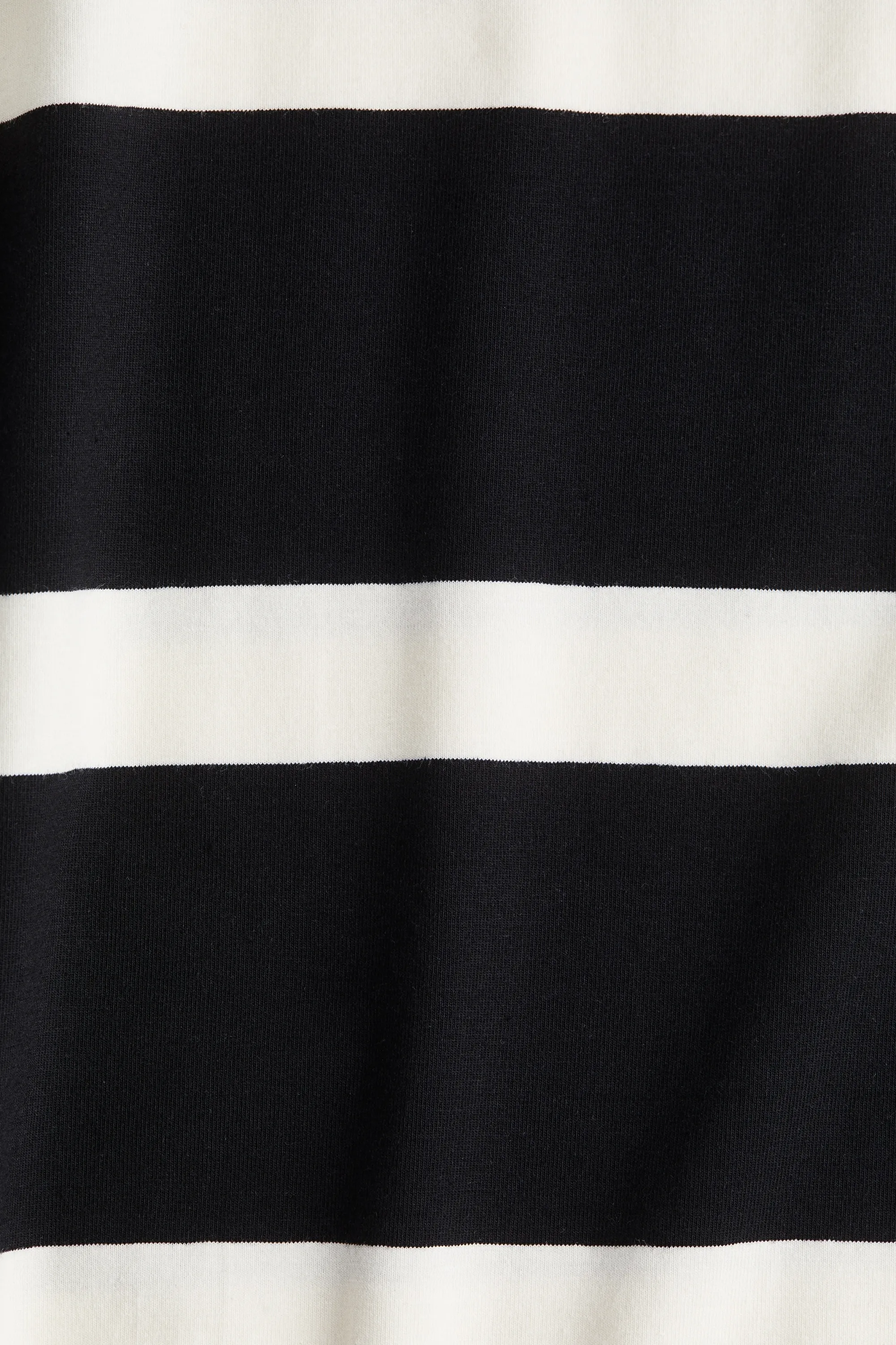 Longue robe T-shirt - Noir/rayé