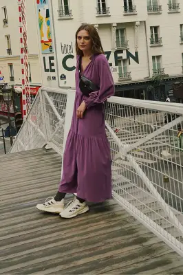 robe sokina violette — photo 1