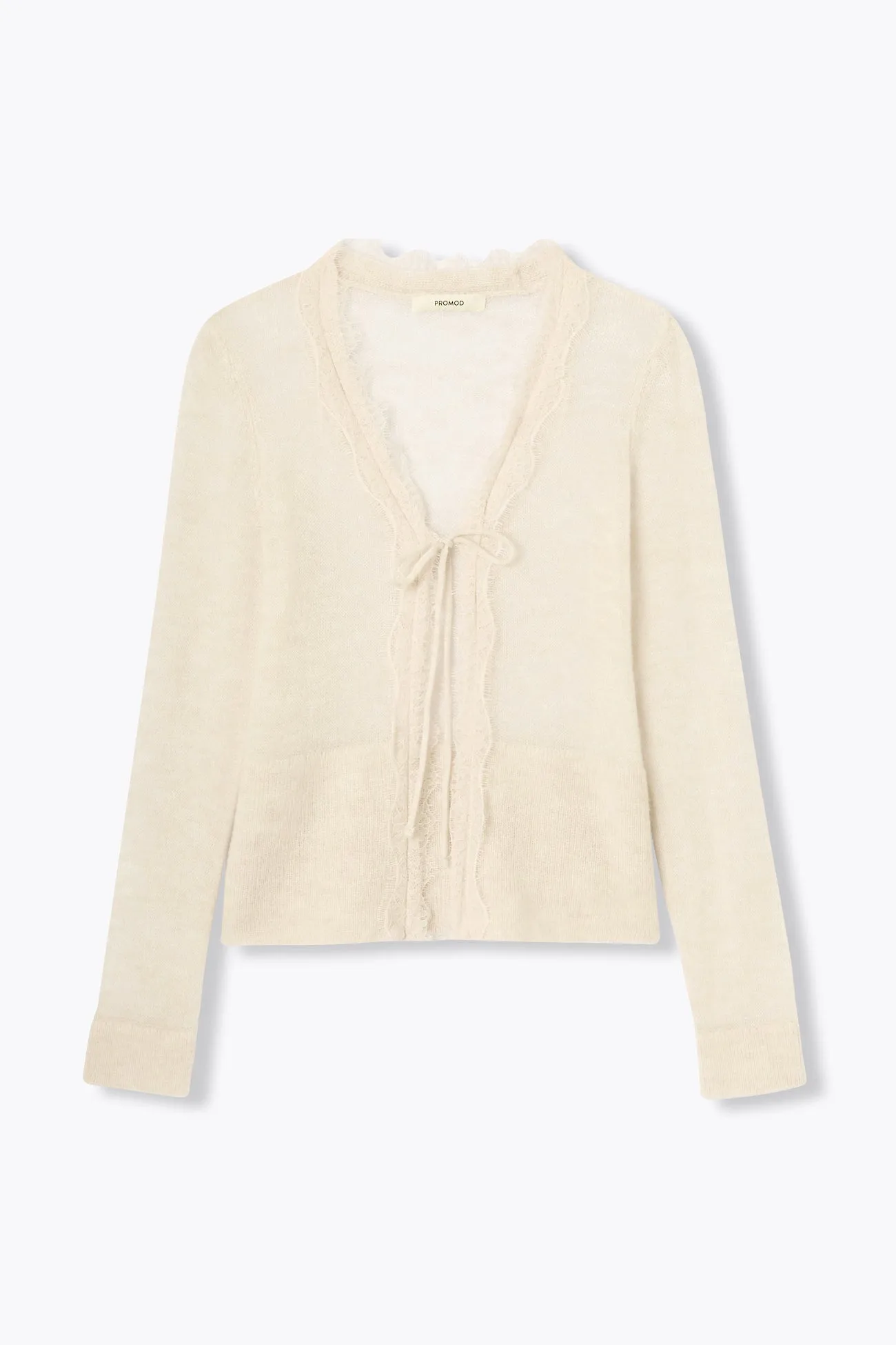 Cardigan détail dentelle Femme