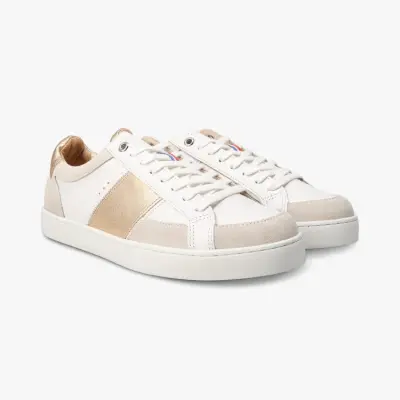 Baskets Hiba Blanc Or — photo 9