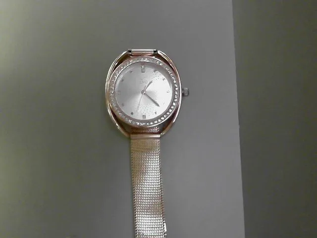 Montre a quartz acier doree