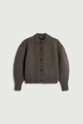 CARDIGAN LEONARD MARRON GLACÉ — photo 5