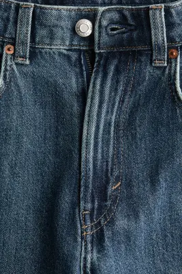 Wide High Jeans - Bleu denim — photo 4