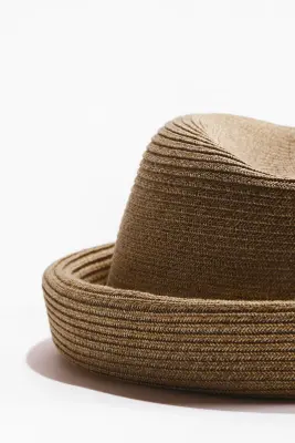 Chapeau de paille - Beige — photo 3