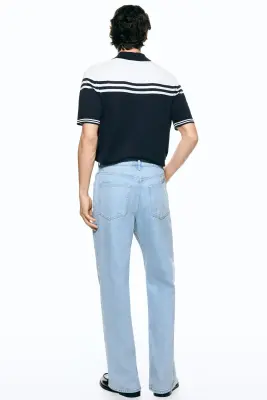 Polo Regular Fit - Bleu foncé — photo 3