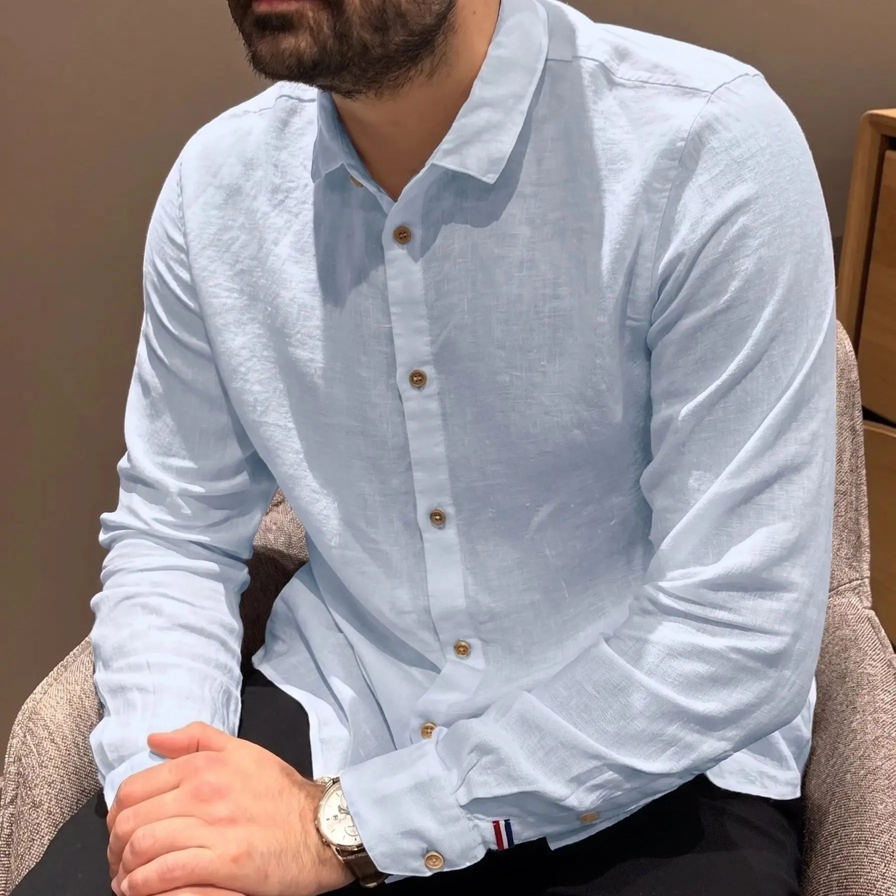 Chemise Constance Homme Ciel