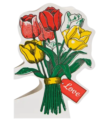 Carte décorative Tulips – Archivist Gallery — photo 1