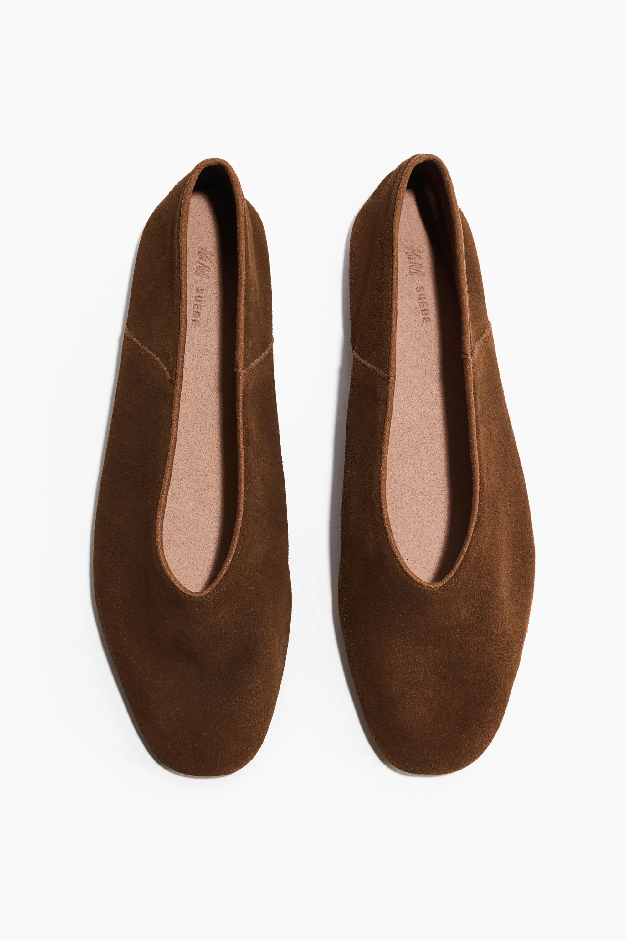 Ballerines en cuir - Marron