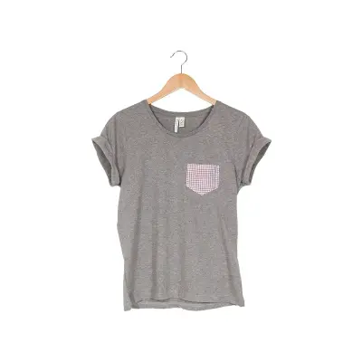T-shirt femme Bamako gris – Mamamushi Studio — photo 3