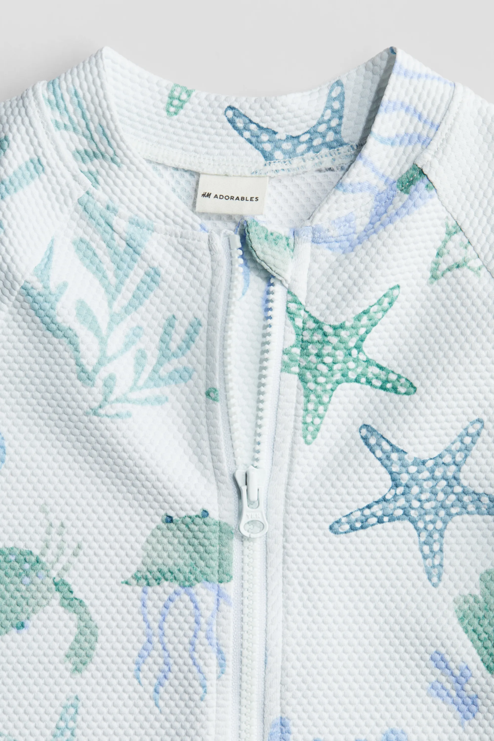 Maillot de bain UPF 50 - Turquoise/vie marine