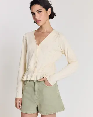 Cardigan Noelie crème — photo 2