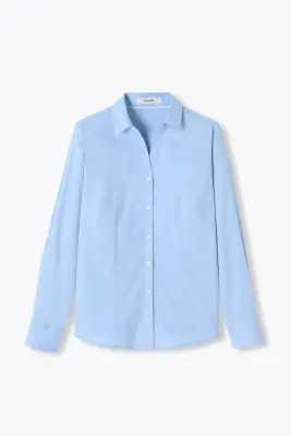 Chemise cintrée unie Femme — photo 1
